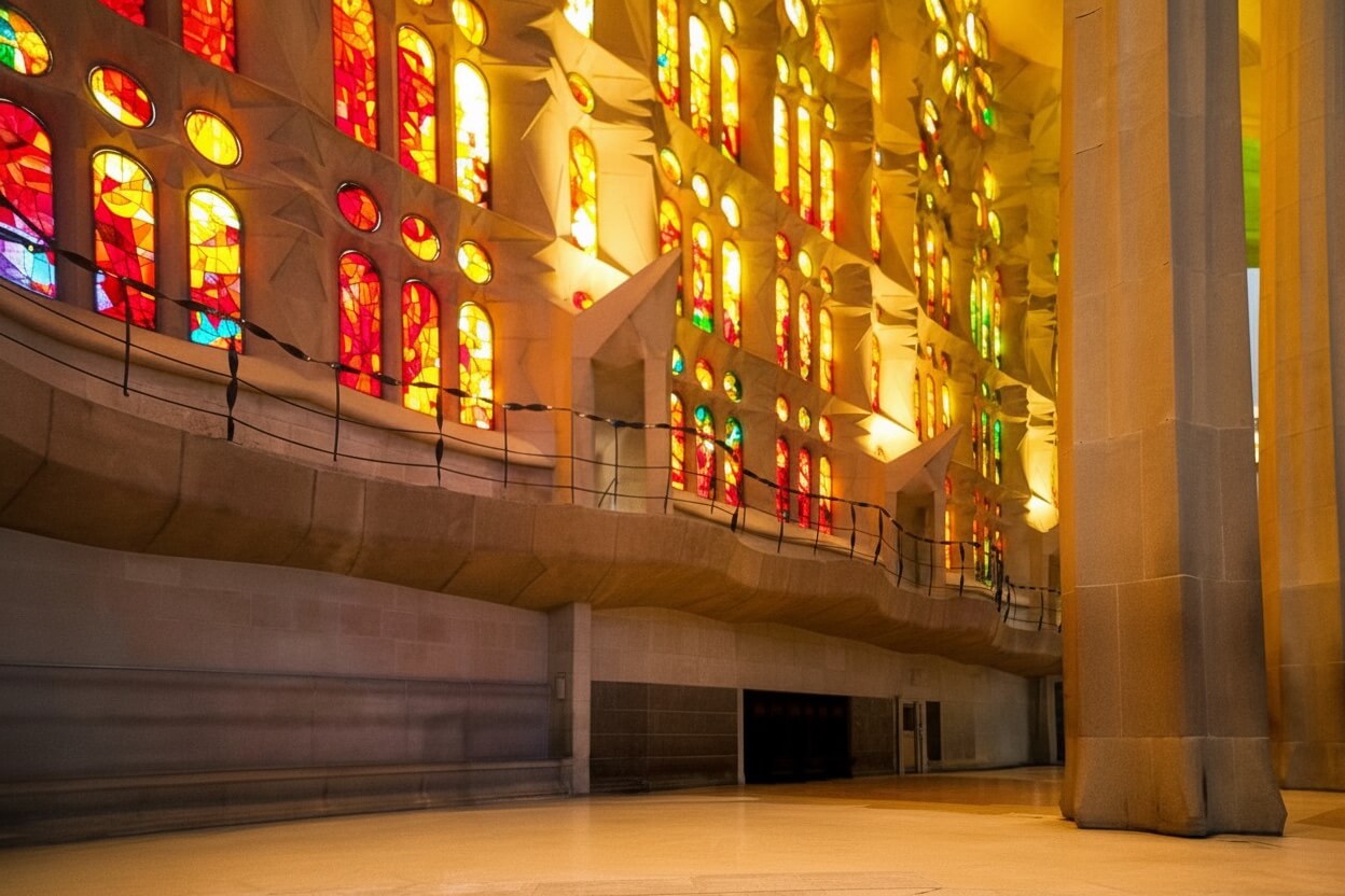 Vitraux intérieurs de la Sagrada Familia