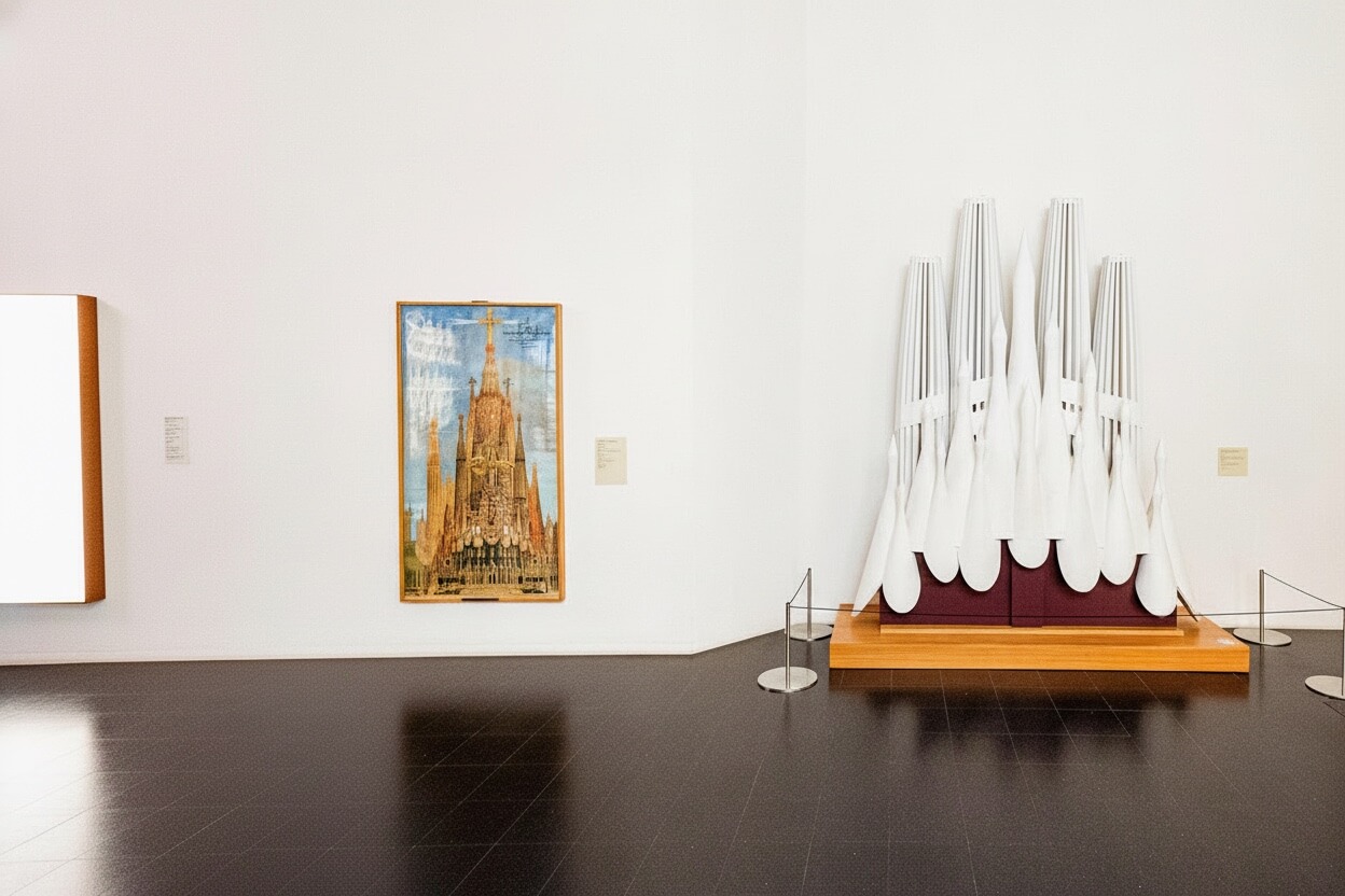 Salle du musée de la Sagrada Familia
